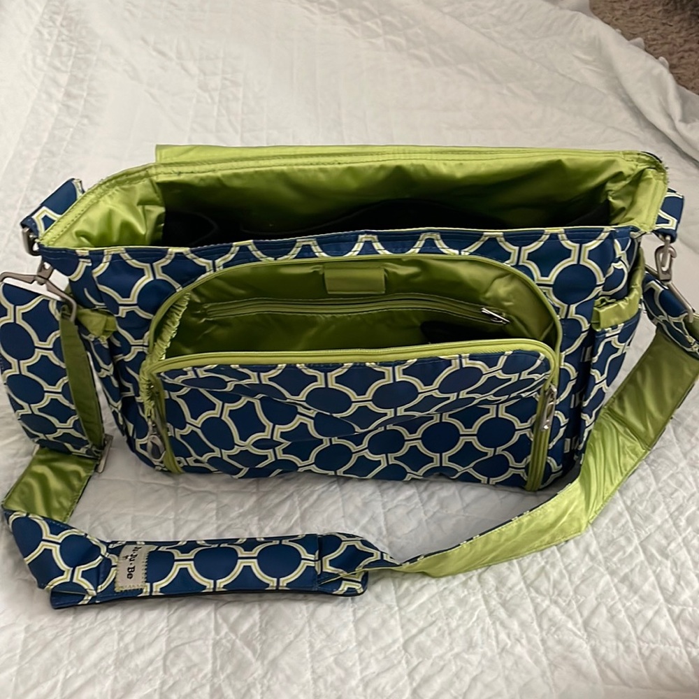 Jujube diaper bag with changing pad